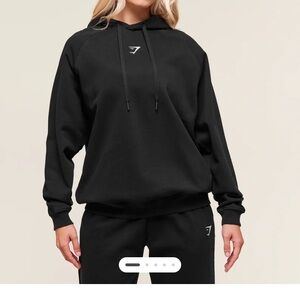 NWT Gymshark Black Oversized Hoodie